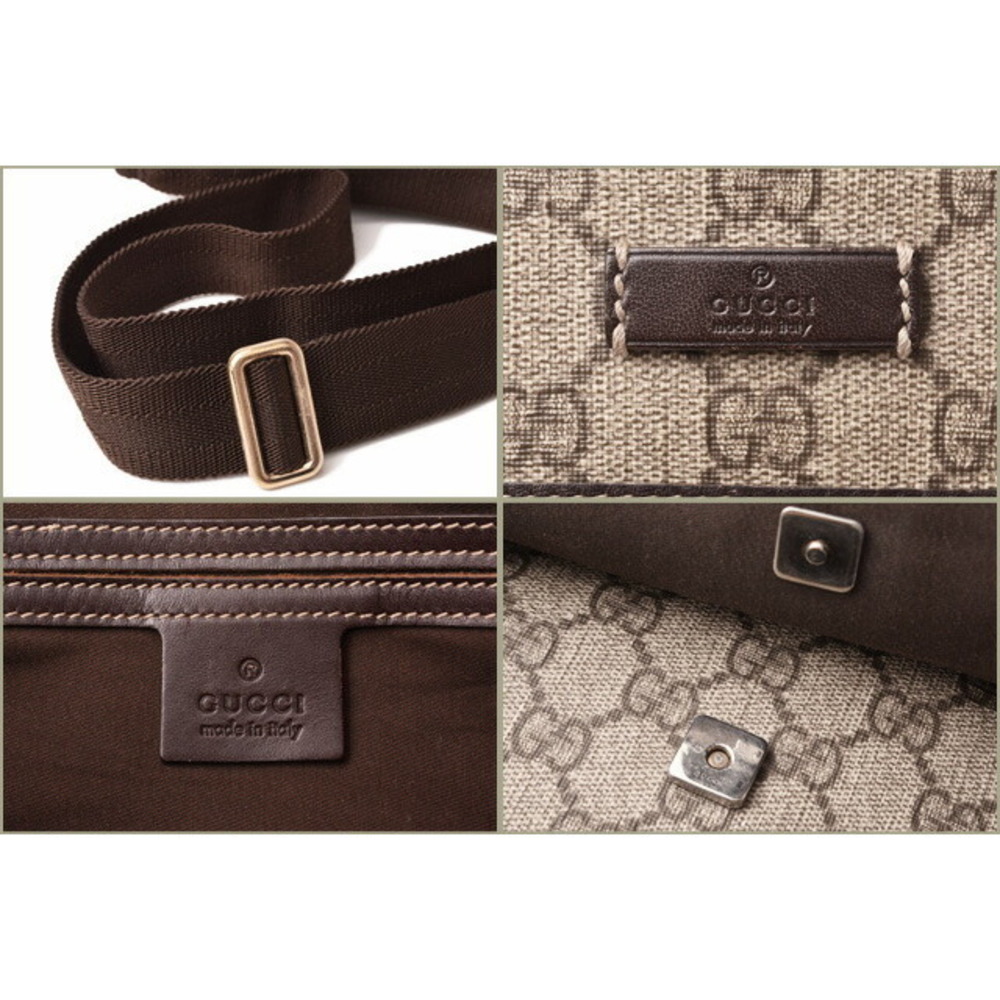 Gucci Shoulder Bag GG Plus Brown Beige - Picture 6 of 9